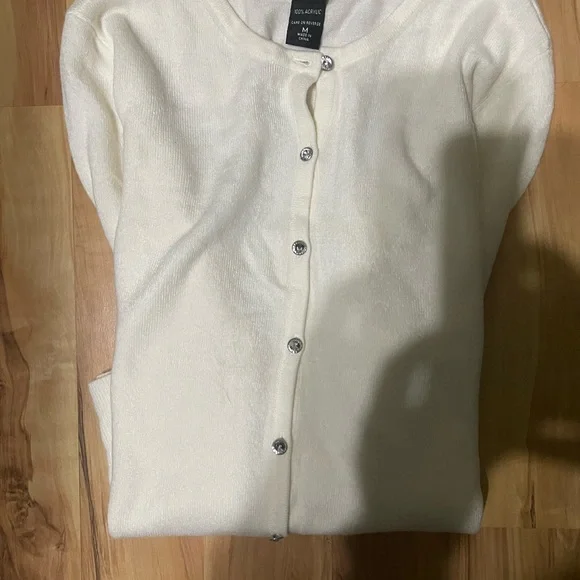 New York & Company Ivory Knit Sweater - Picture 1 of 4